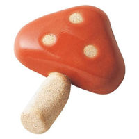 ケーアイ 箸置き 6cm きのこ 陶器 日本製 レッド 219791 1個（直送品）
