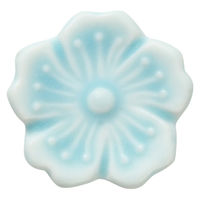ケーアイ 箸置き 4cm 花衣 磁器 日本製 ブルー 350148 1個（直送品）