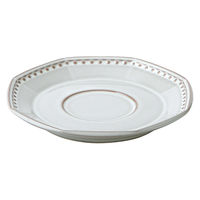 ケーアイ プレート 16cm ソーサー 美濃焼 コリーヌ Colline 皿 食器 磁器 日本製 ネージュ 318244 1個（直送品）