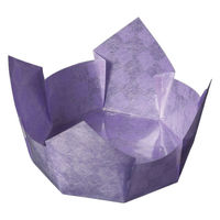 ヤマコー OP市松珍味入 大B 藤色 100枚入 66664 1セット(100枚)（直送品）