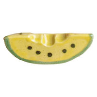 ケーアイ 箸置き 4cm スイカ かじりスイカ 陶器 日本製 黄 348337 1個（直送品）