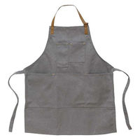 丸和貿易 アウトドア エプロン 80cm ワーク キャンバス 20oz グレー 354987 1個（直送品）