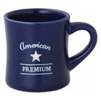 ケーアイ マグカップ 345ml プレミアムダイナーマグ 磁器 日本製 ブルー 313134 1個（直送品）