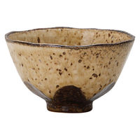 ケーアイ 飯碗 13cm 削ぎ 陶器 日本製 茶花 380040 1個（直送品）