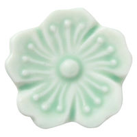 ケーアイ 箸置き 4cm 花衣 磁器 日本製 グリーン 350151 1個（直送品）