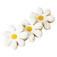 ケーアイ 箸置き 6cm マーガレット 陶器 日本製 ホワイト 219779 1個（直送品）