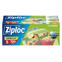 旭化成ホームプロダクツ 保存袋 ジップロック お手軽バッグ S 100枚入 00373201 1ケース(12個)（直送品）