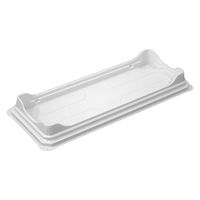 デンカポリマー サンドイッチ容器 デリサンド10(20-8)PS2白 00445177 1ケース(1200個(50個×24))（直送品）