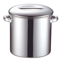 本間製作所 KO 18-8キッチンポット内蓋式 33cm(28.2L) 手付 00466679 1ケース(1個)（直送品）