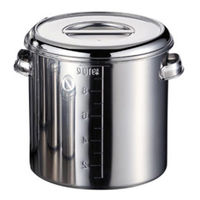 赤川器物製作所 AG 18-8深型キッチンポット(目盛付) 22cm(8.3L) 00466699 1ケース(1個)（直送品）