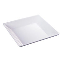 台和 メラミン食器 スクウェアスープ皿 白 SS-11-W 00478870 1ケース(1個)（直送品）