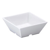 台和 メラミン食器 スクウェア小鉢 白 10cm SS-24-W 00478878 1ケース(1個)（直送品）