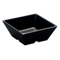 台和 メラミン食器 スクウェア小鉢 黒 10cm SS-24-BK 00478882 1ケース(1個)（直送品）