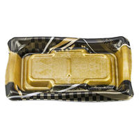 シーピー化成 刺身容器 SF瀬戸盛18-11 紬舞黒本体 027191811B555 1ケース(1200個(50個×24))（直送品）