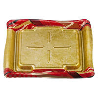 シーピー化成 刺身容器 SF瀬戸盛20-17 紬舞赤本体 027192017B545 1ケース(600個(50個×12))（直送品）