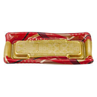 シーピー化成 刺身容器 SF瀬戸盛25-11 紬舞赤本体 027192511B545 1ケース(800個(50個×16))（直送品）