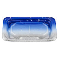 シーピー化成 刺身容器 SF八重盛2 箔沙青本体 027490200B325 1ケース(1200個(50個×24))（直送品）