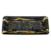 シーピー化成 刺身容器 SFうま盛段2L 明光黒本体 027780204B505 1ケース(1200個(50個×24))（直送品）