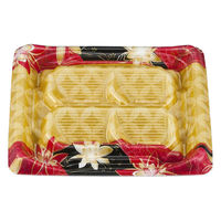 シーピー化成 刺身容器 SFうま盛段4 花流水本体 027780400B495 1ケース(900個(50個×18))（直送品）