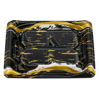 シーピー化成 刺身容器 SFうま盛段4 明光黒本体 027780400B505 1ケース(900個(50個×18))（直送品）