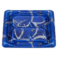 シーピー化成 刺身容器 SFうま盛段4L 照り筆青本体 027780404B485 1ケース(600個(50個×12))（直送品）