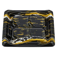 シーピー化成 刺身容器 SFうま盛段4L 明光黒本体 027780404B505 1ケース(600個(50個×12))（直送品）