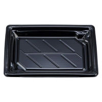 シーピー化成 寿司容器 SF和角24 黒本体 0278024000525 1ケース(900個(50個×18))（直送品）