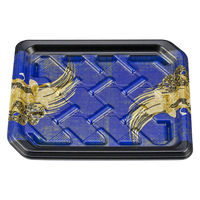 シーピー化成 寿司容器 SF結波34 弓筆青 本体 027853400A665 1ケース(600個(50個×12))（直送品）