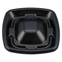 シーピー化成 精肉容器 SFみな盛20-20 黒 本体 0278820200525 1ケース(400個(50個×8))（直送品）