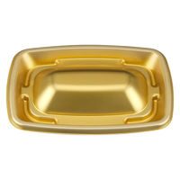 シーピー化成 精肉容器 SFみな盛28-19 金DX 本体 0278828190135 1ケース(400個(50個×8))（直送品）