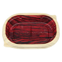 シーピー化成 弁当容器 BFNアルバ重4 和もく赤本体 0280304001815 1ケース(800個(50個×16))（直送品）