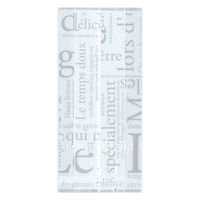 福助工業 合掌袋 合掌ガゼット袋 GT(透明タイプ) No.22 洋柄ホワイト バラ 0802778 1袋(100個)（直送品）