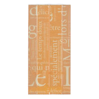 福助工業 合掌袋 合掌ガゼット袋 GT(透明タイプ) No.22 洋柄オレンジ バラ 0802808 1袋(100個)（直送品）