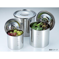 YUKIWA UK 丸・深型キッチンポット・目盛付10cm 09670100 1袋(1個)（直送品）