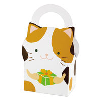 ヤマニパッケージ ギフト箱 アニマルBOX 親ミケねこ 16-363 1ケース(200個(10個×20))（直送品）