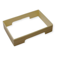 アクタ ワン折KSN8(40) 杉 足付 縁 2000018932 1ケース(400個(25個×16))（直送品）