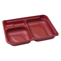 アクタ 折箱 ワン折SPN65×48B-33 赤底 2000019130 1ケース(400個(50個×8))（直送品）