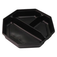 アクタ 折箱 ワン折八角68T 黒底 2000019294 1ケース(400個(50個×8))（直送品）