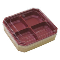 アクタ 折箱 ワン折重隅切50C 杉赤 セット 2000020824 1ケース(240個(40個×6))（直送品）