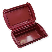 アクタ 弁当容器 TA70-170A(75) 赤 2000022319 1ケース(200個(50個×4))（直送品）