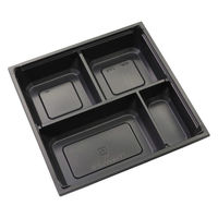 アクタ 折箱 ワン折重60×60D 黒底 2000022783 1ケース(400個(50個×8))（直送品）