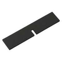 アクタ 仕切板112×25 黒無地(1溝) 2000022854 1ケース(400個(25個×16))（直送品）