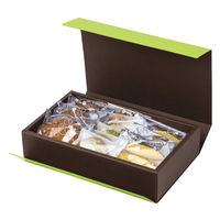 ヤマニパッケージ ギフト箱 HBダイヤキルトBOX グリーン M 20-1456G 1ケース(50個(25個×2))（直送品）