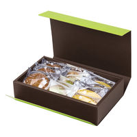 ヤマニパッケージ ギフト箱 HBダイヤキルトBOX グリーン L 20-1457G 1ケース(50個(25個×2))（直送品）