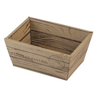 ヤマニパッケージ 包装資材 ギフトトレー パニエ 茶(S) 20-1497BR 1ケース(200個(50個×4))（直送品）