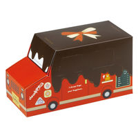 ヤマニパッケージ ギフト箱 スイートビークル レッド 20-2078 1ケース(100個(25個×4))（直送品）