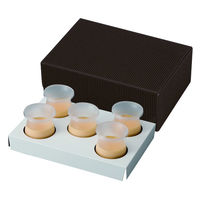 ヤマニパッケージ ギフト箱 片段デザートケース5ヶ 20-314 1ケース(100個(50個×2))（直送品）