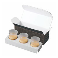 ヤマニパッケージ ギフト箱 片段デザートケース3ヶ 20-313 1ケース(100個)（直送品）