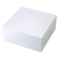 ヤマニパッケージ ギフト箱 カラースクエア150 ホワイト 20-435W 1ケース(200個(50個×4))（直送品）
