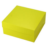 ヤマニパッケージ ギフト箱 カラースクエア150 イエロー 20-435YE 1ケース(200個(50個×4))（直送品）